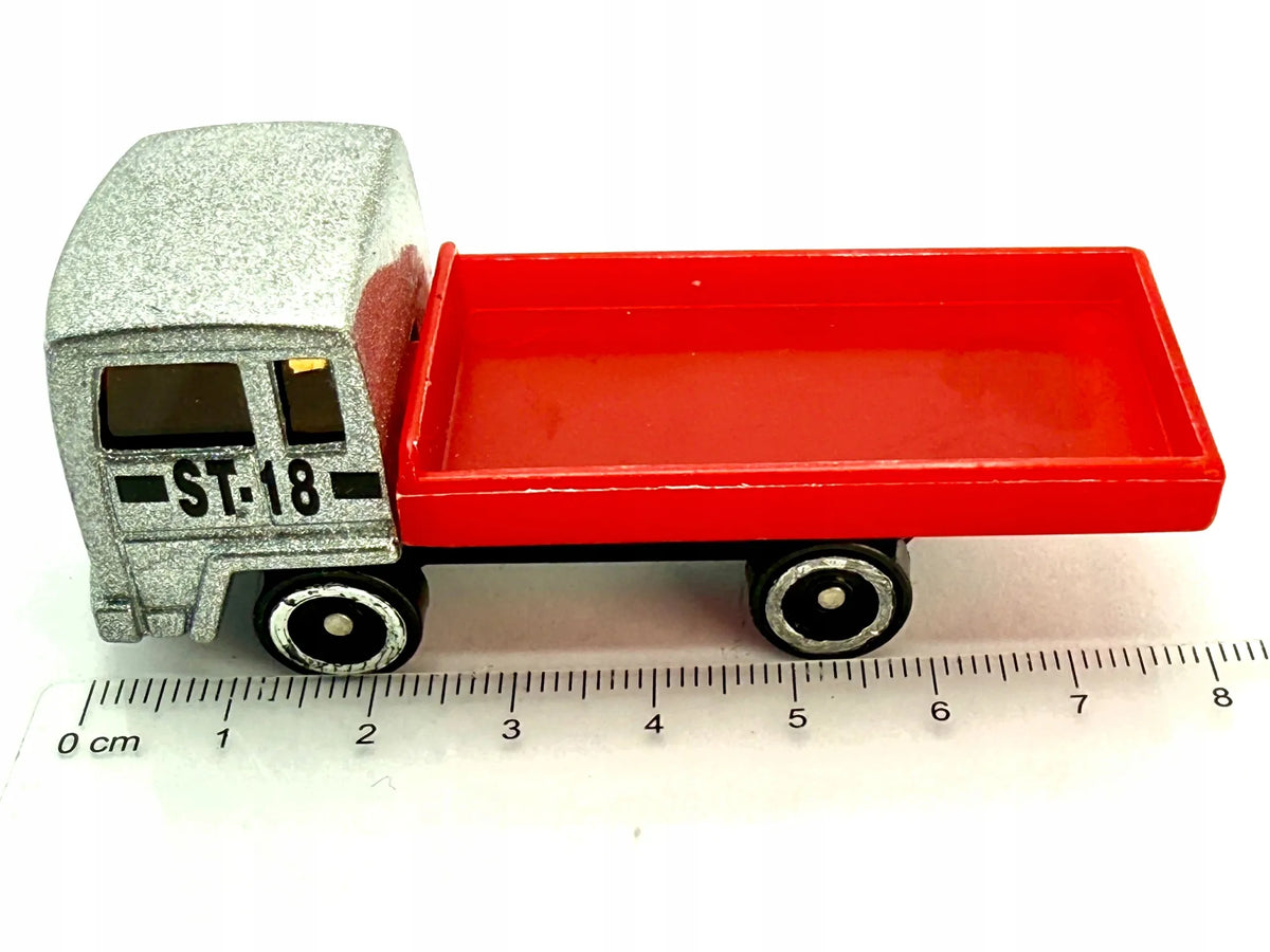 CIĘŻARÓWKA, Resoraki, Die cast St-18, Srebrny, 1:87 – zdjęcie 5