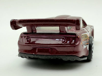 CUSTOM '18 FORD MUSTANG GT Hot Wheels 2018 Bordowy 1:64 – zdjęcie 5
