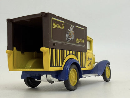 CITROEN C4F 1930, MICHELIN, Solido, Made in France, Die cast, Żółty, 1:43 – zdjęcie 5
