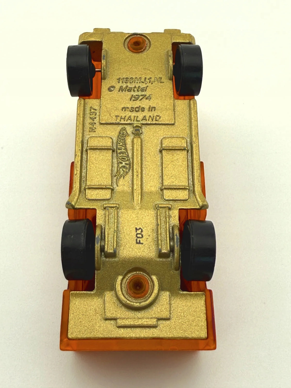 Unit 58 Hot Wheels 1974 Pomarańczowy 1:64 – zdjęcie 5
