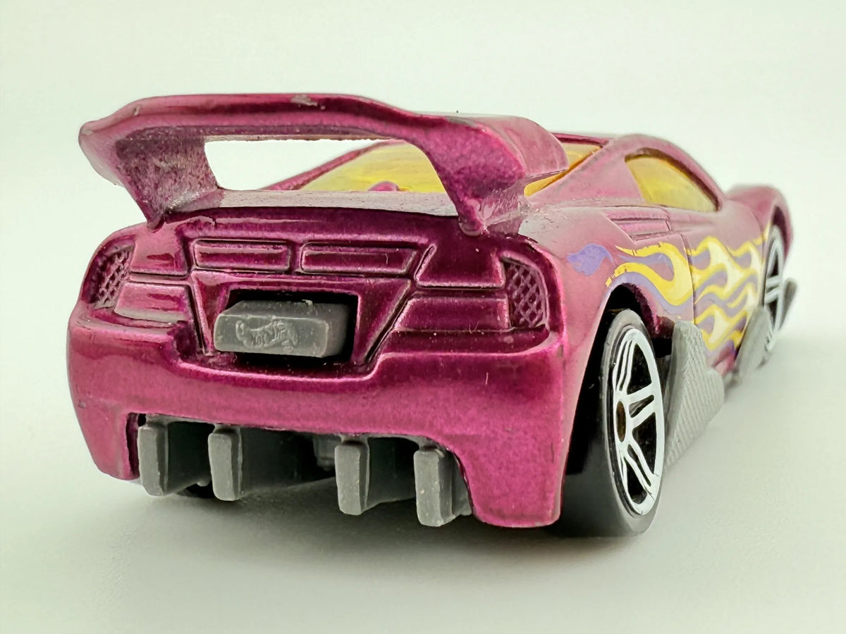 MS-T SUZUKA, Hot Wheels 2000, Die cast 1185 MJ 1, Różowy, 1:64, Resoraki – zdjęcie 5