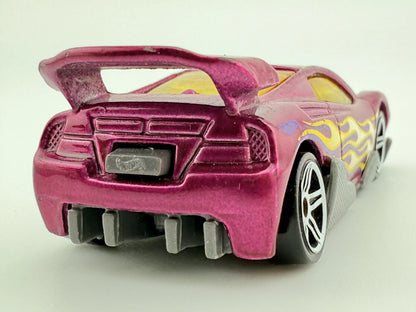 MS-T SUZUKA, Hot Wheels 2000, Die cast 1185 MJ 1, Różowy, 1:64, Resoraki – zdjęcie 5