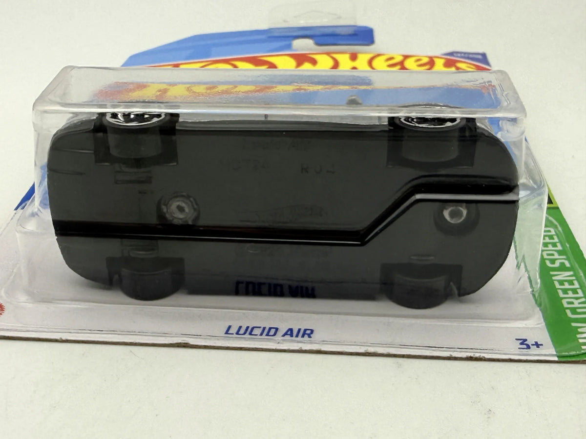 Lucid Air HW Green Speed Hot Wheels 2021 Srebrny 1:64 – zdjęcie 5