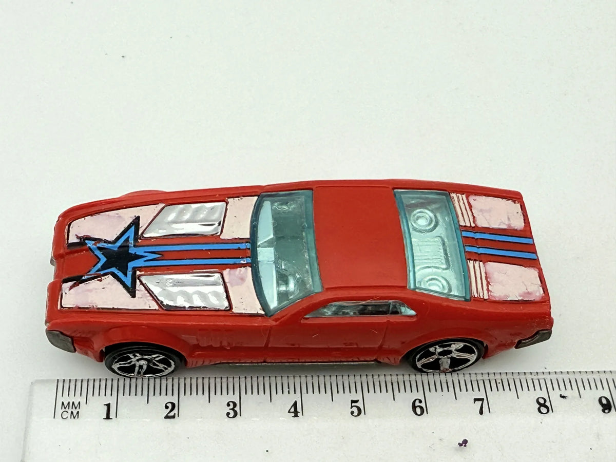 Ccm Country Club Muscle Hot Wheels Czerwony 1:64 – zdjęcie 5