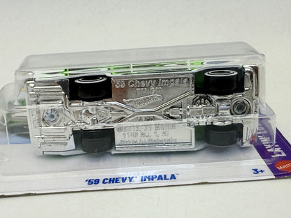 '59 Chevy Impala Mainline Hot Wheels 2026 Biały 1:64 – zdjęcie 5