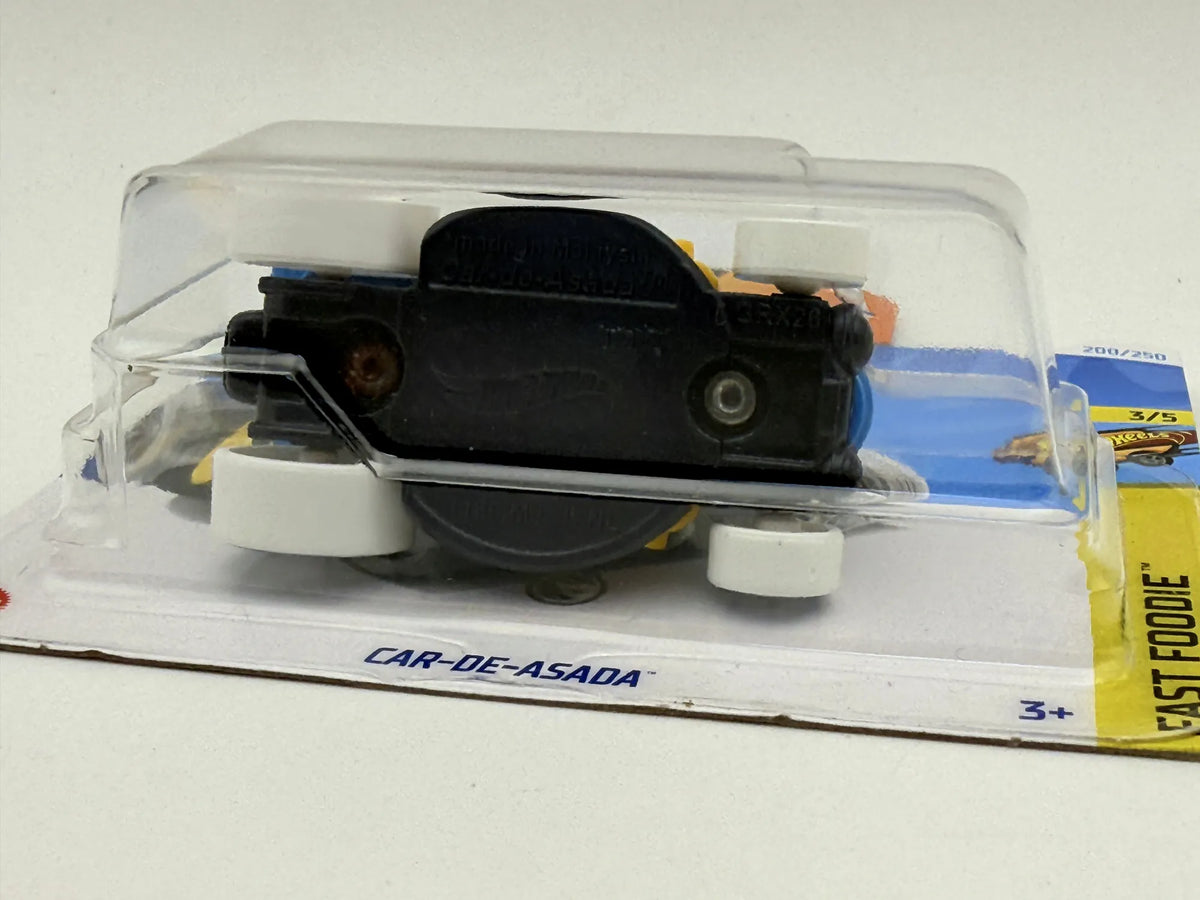 CAR-DE-ASADA Fast Foodie Hot Wheels 2024 Niebieski 1:64 – zdjęcie 5