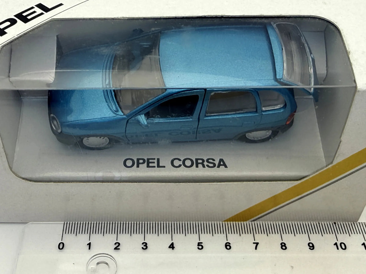 OPEL CORSA GM Niebieski 1:43 Made in Bulgaria – zdjęcie 5