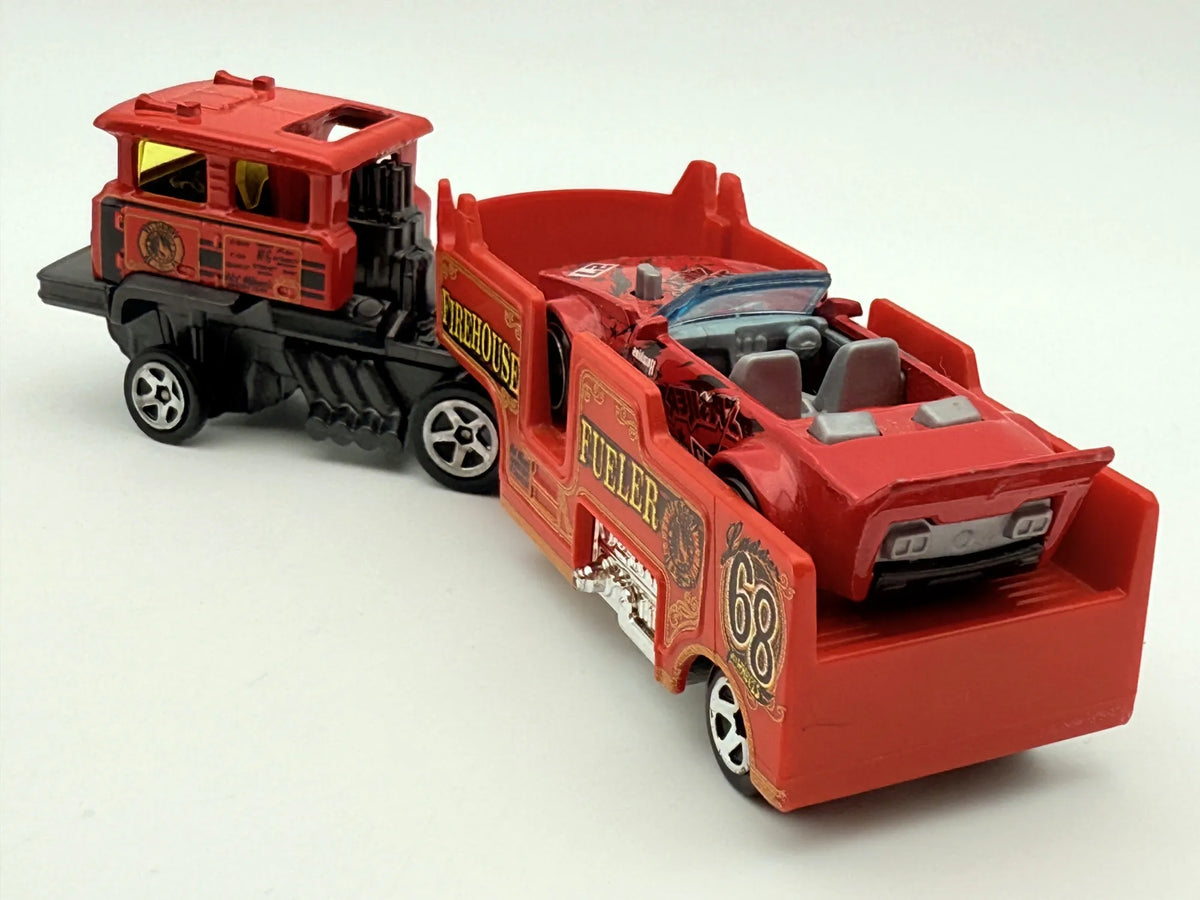 Firehouse Fueler Hot Wheels Czerwony 1:64 – zdjęcie 5