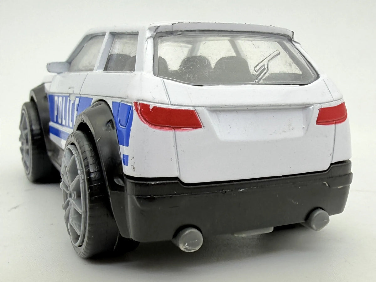SUV POLICE, Carousel (Teamsterz), Made in U.K. Die cast Biały 1:64 Resoraki – zdjęcie 5
