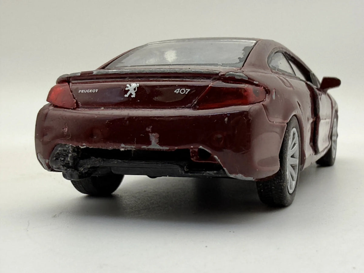 PEUGEOT 407 COUPE Welly Bordowy 1:40 – zdjęcie 5