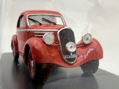 FIAT 508 BALILLA BERLINETTA Z 1936 R. AmerCom Czerwony 1:43 – zdjęcie 5