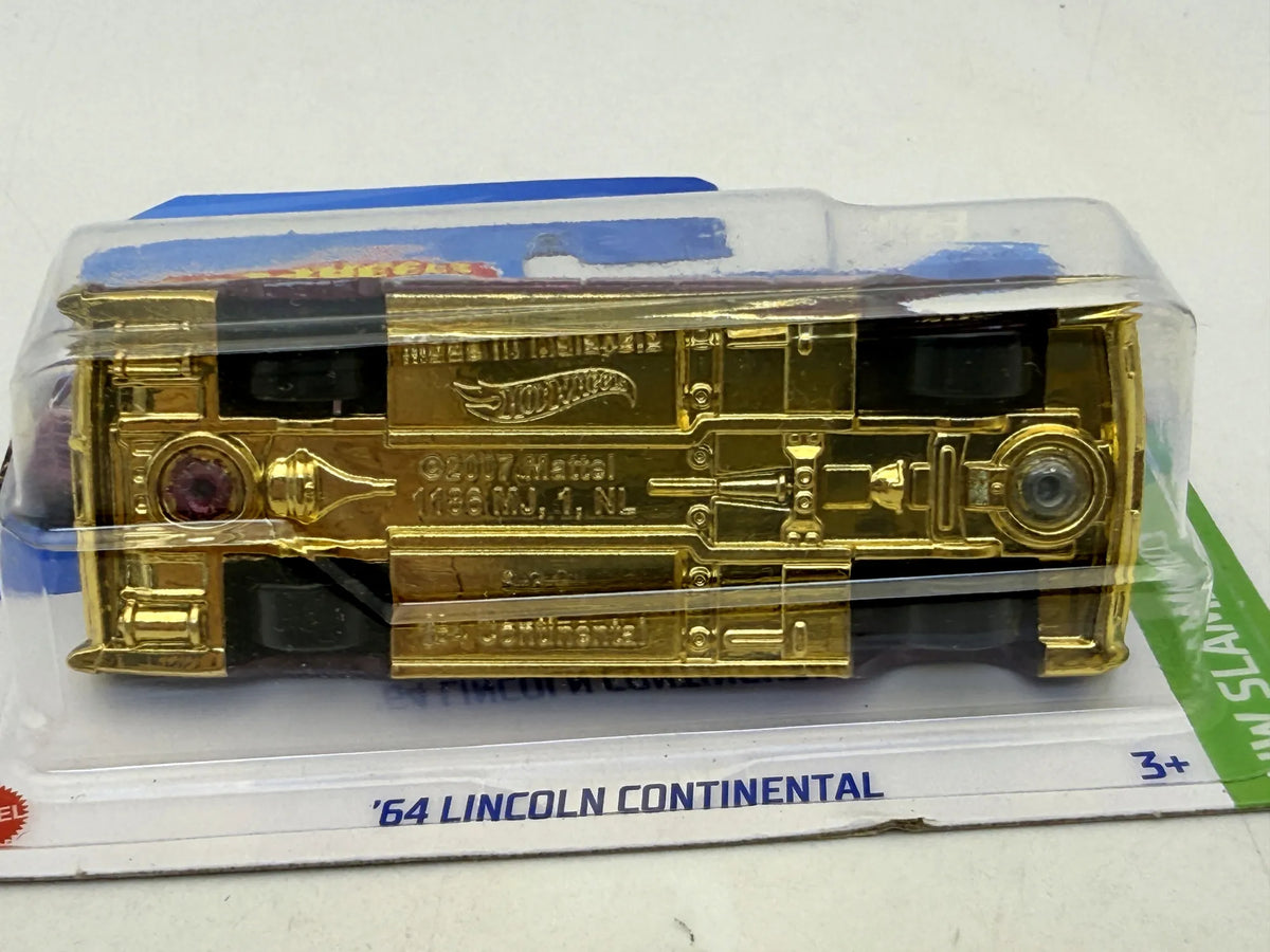 '64 LINCOLN CONTINENTAL HW Slammed Hot Wheels 2023 Fioletowy 1:64 – zdjęcie 5