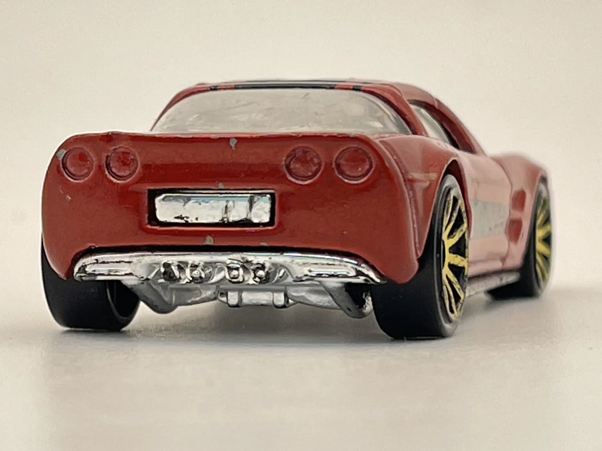 09 corvette zr1, Hot Wheels, Resoraki, Die cast, Czerwony 1:64 – zdjęcie 5