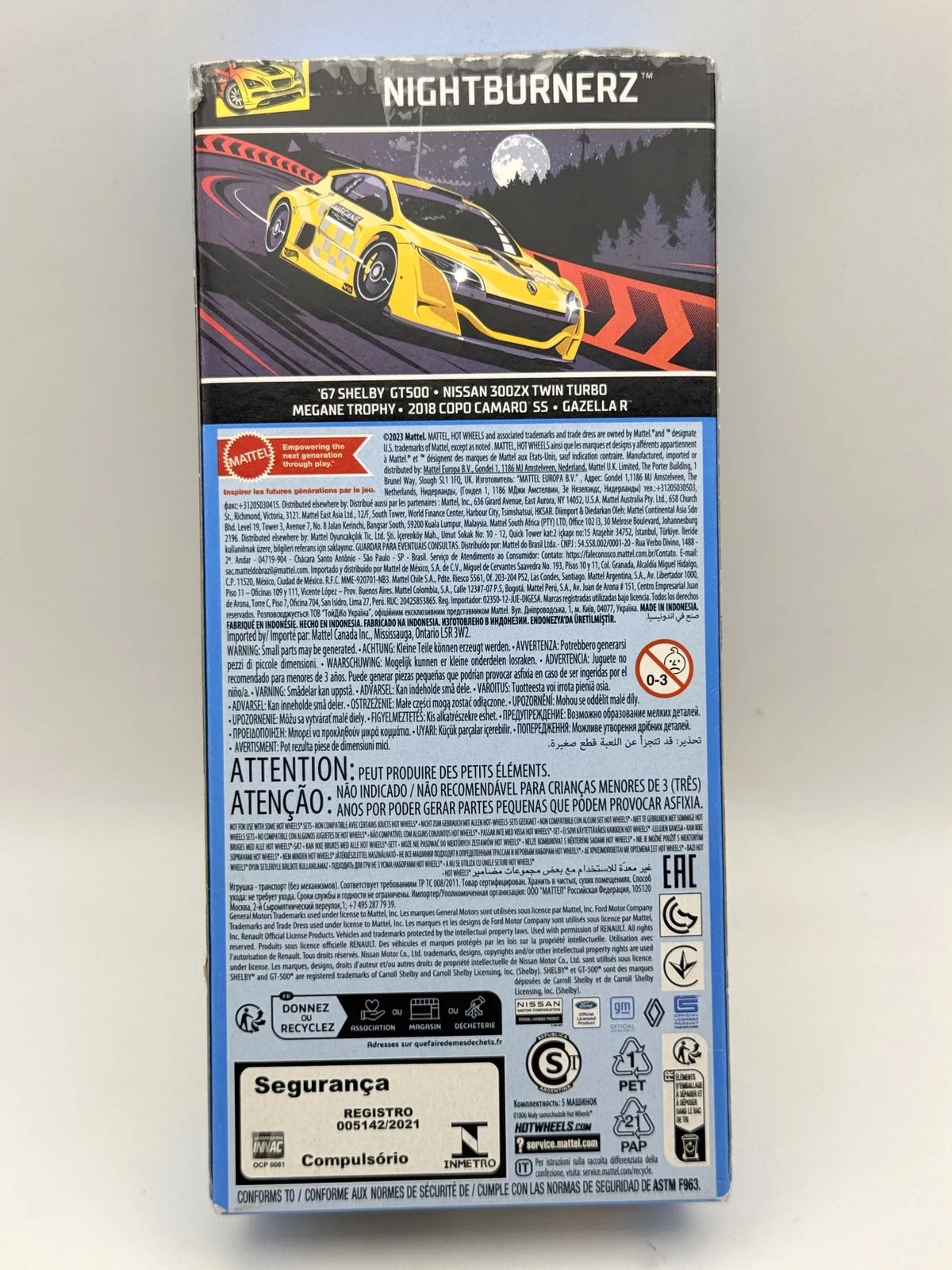 5 PAK NIGHTBURNERZ, 5 Pack Hot Wheels 2023, Die cast, 1:64, Resoraki – zdjęcie 5