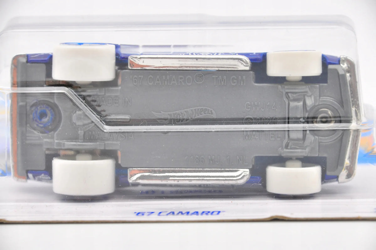 '67 CAMARO, Hot Wheels 2024, Resoraki, Die cast Htb74-N521, Niebieski, 1:64 – zdjęcie 5