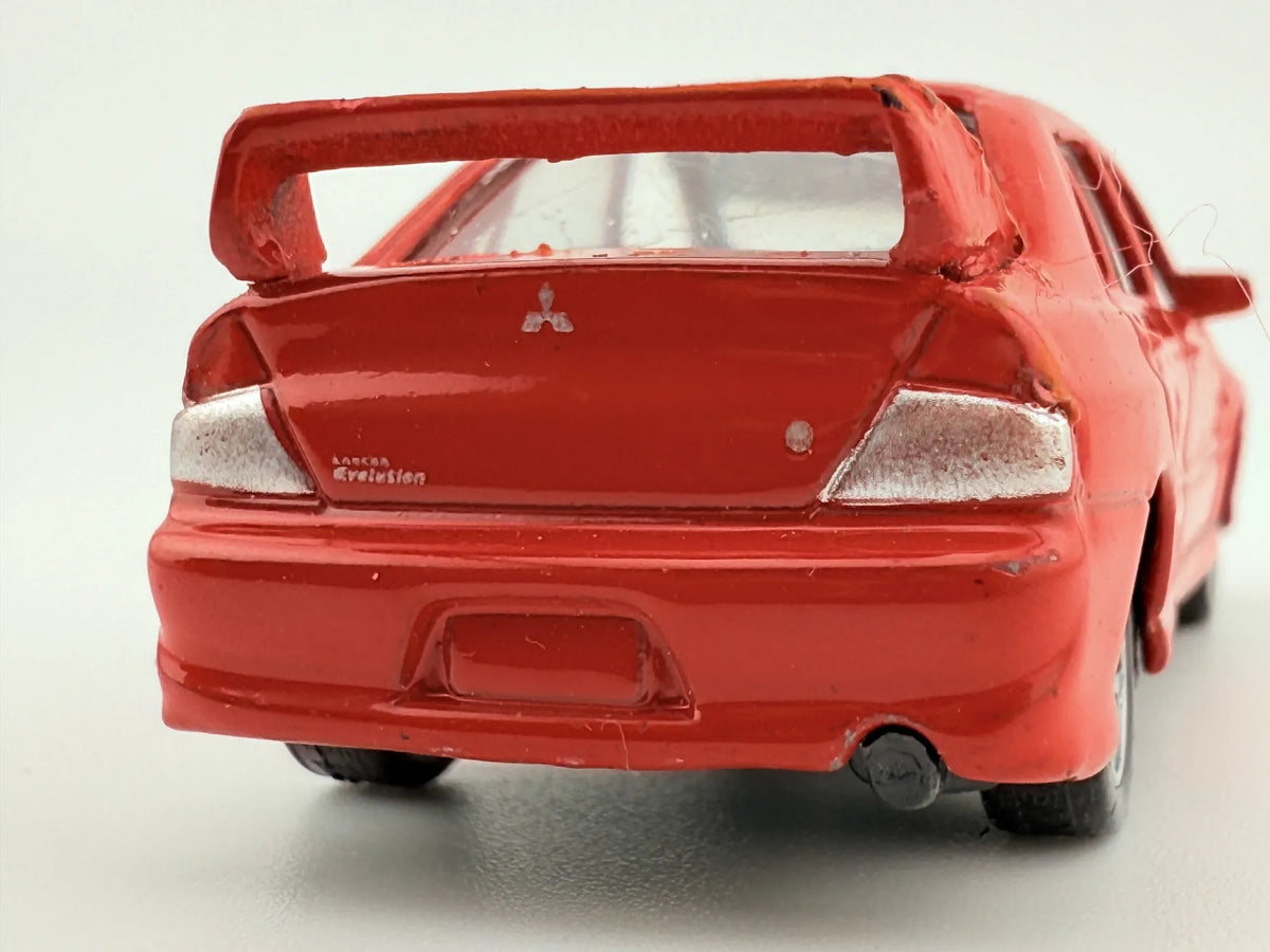MITSUBISHI LANCER EVOLUTION VIII, Welly, Die cast 52258, Czerwony, 1:64, – zdjęcie 5
