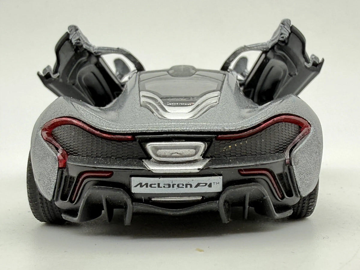 MCLAREN P1, Kinsmart, Die cast No.KT5393, Srebrny, 1:36, Resoraki – zdjęcie 5