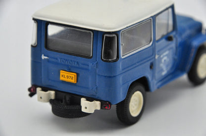 LAND CRUISER, Toyota, Resoraki, Die cast, Niebieski, 1:43 – zdjęcie 5