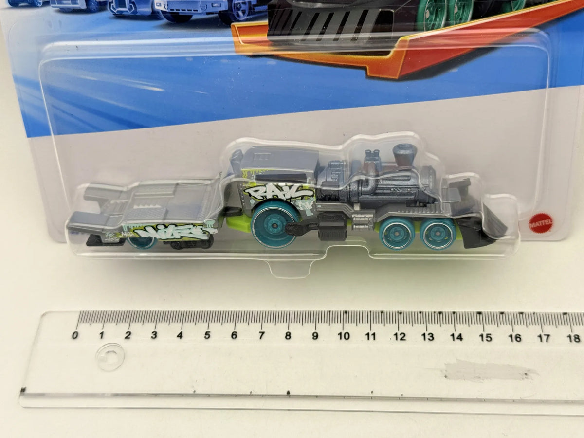 Nitro Rail Track Builder Hot Wheels 2025 Szary 1:64 – zdjęcie 5