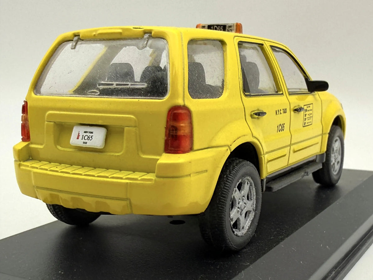 FORD ESCAPE HYBRID NEW YORK TAXI 2005, AmerCom 2005, Żółty, 1:43, Resoraki – zdjęcie 5