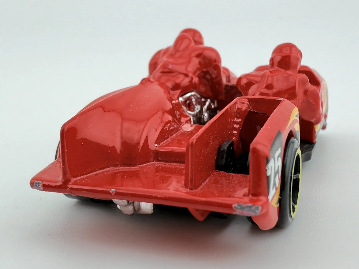 SIDE RIPPER, Hot Wheels 2015, Die cast H39, Czerwony, 1:64, Resoraki – zdjęcie 5