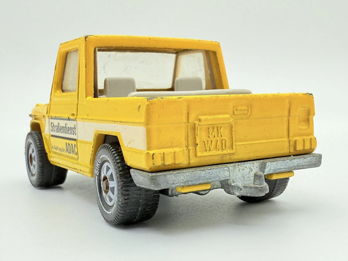 Mercedes-Benz 280 GE ADAC, Siku, Made in W.-Germany, No.1044, Żółty, 1:55 – zdjęcie 5