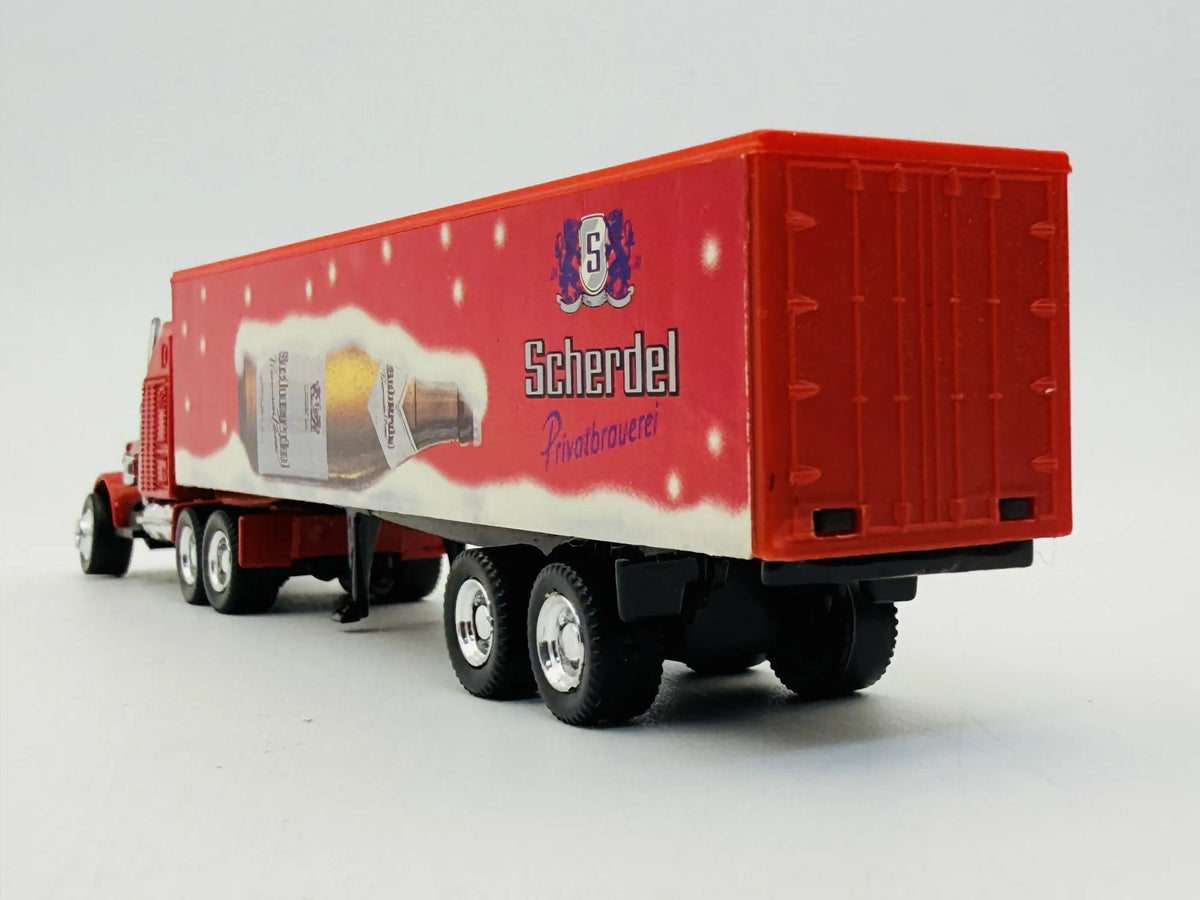 Peterbilt Hümmer Ciągnik Siodłowy Scherdel Luzak Czerwony – zdjęcie 5