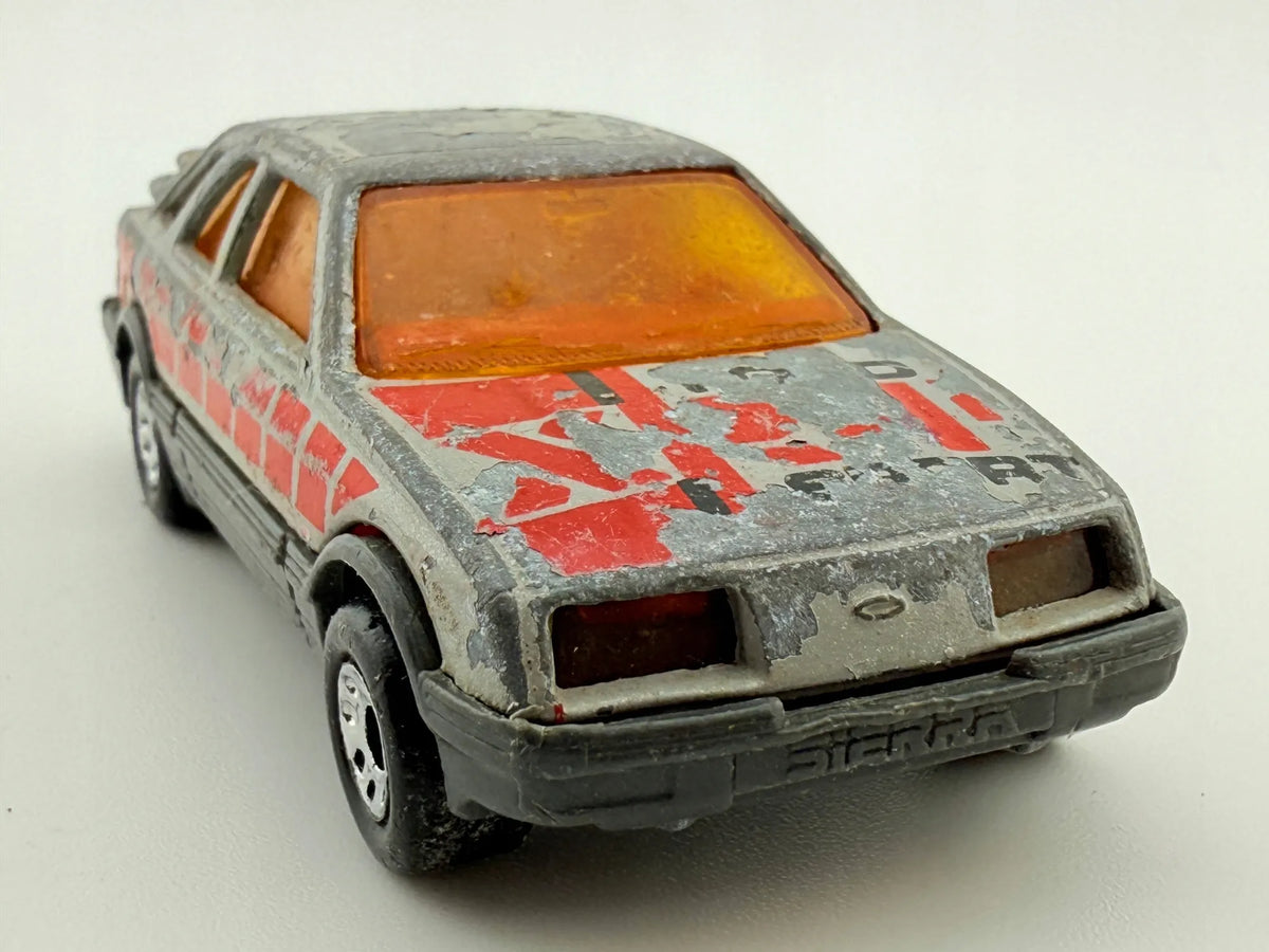 Ford Sierra Xr4I Matchbox Srebrny 1:64 Made in Macau – zdjęcie 5