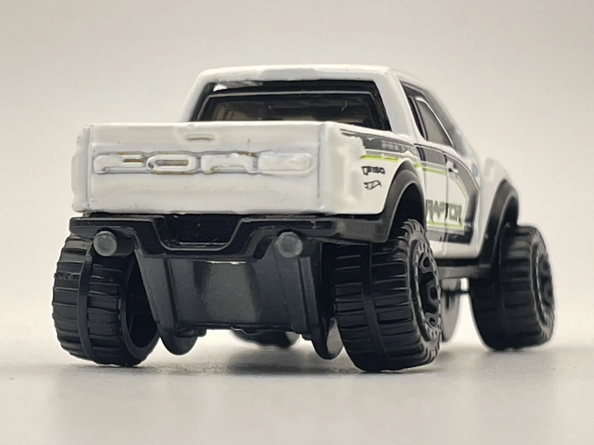 '17 FORD F-150 RAPTOR, Hot Wheels 2015, Die cast J53, Biały, 1:64, Resoraki – zdjęcie 5