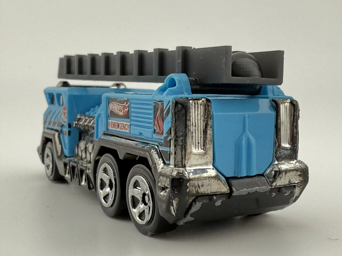 5 ALARM, Hot Wheels 2008, Die cast 186 MJ & AL, Niebieski, 1:64, Resoraki – zdjęcie 5