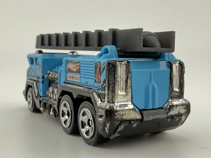 5 ALARM, Hot Wheels 2008, Die cast 186 MJ & AL, Niebieski, 1:64, Resoraki – zdjęcie 5