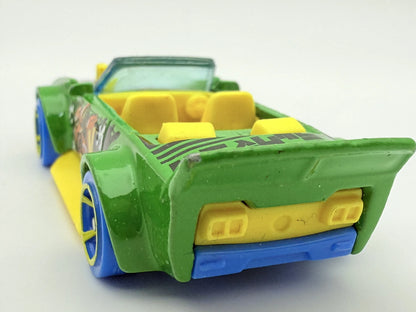 TRACK MANGA, Hot Wheels 2017, Die cast FJV95, Zielony, 1:64, Resoraki – zdjęcie 5