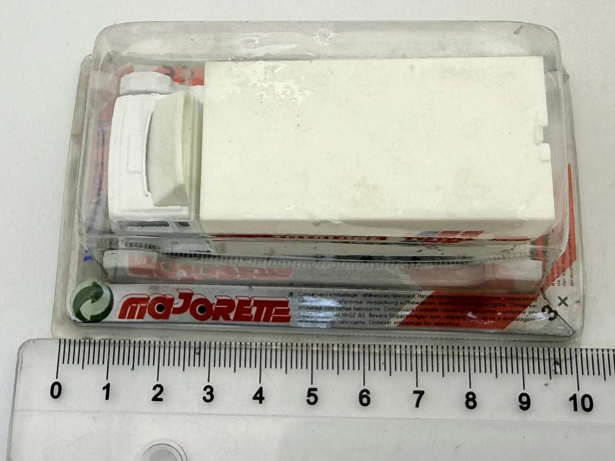 Ciężarówka CONTAINER Majorette '90 Biały 1:64 Made in France Total Gaz – zdjęcie 5