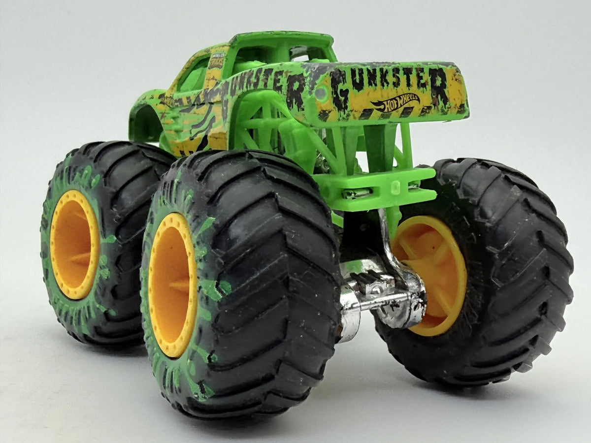 Monster Truck Hot Wheels Monsters 1:64 Monster Truck Luzak Zielony – zdjęcie 5