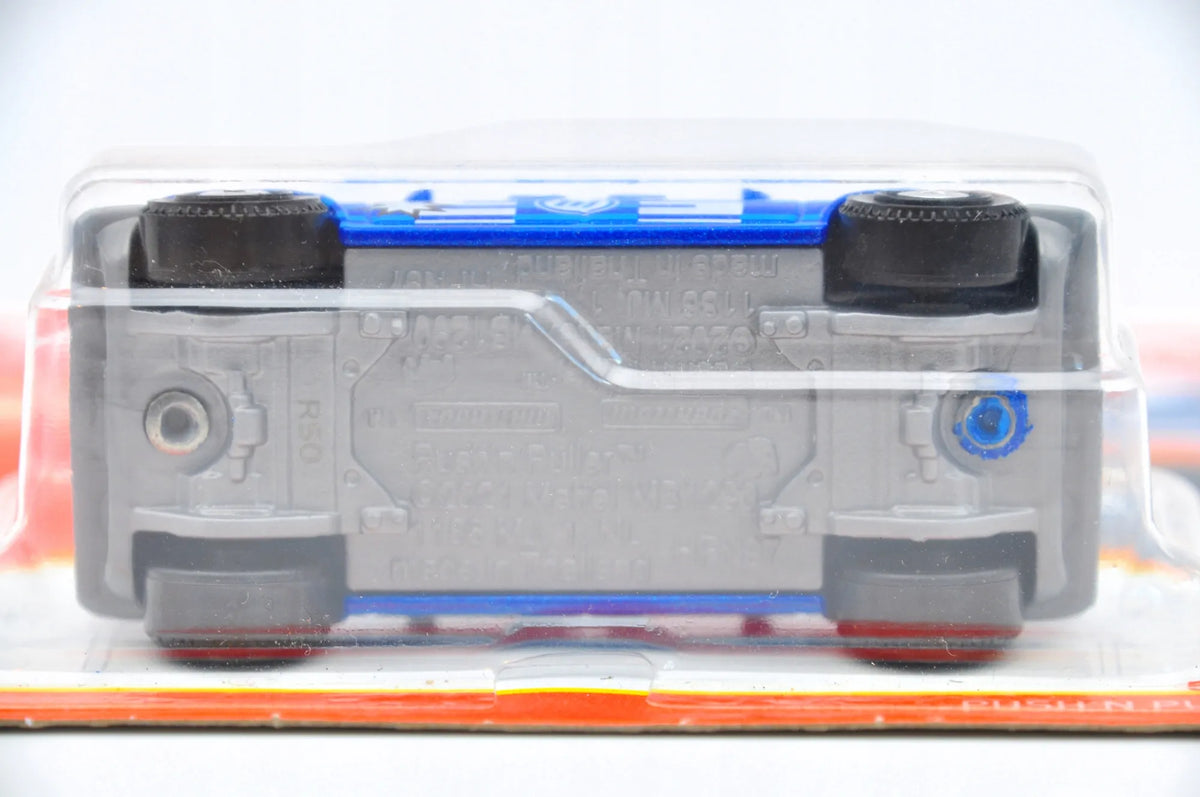Push 'N Puller Matchbox 2022 Niebieski 1:64 – zdjęcie 5