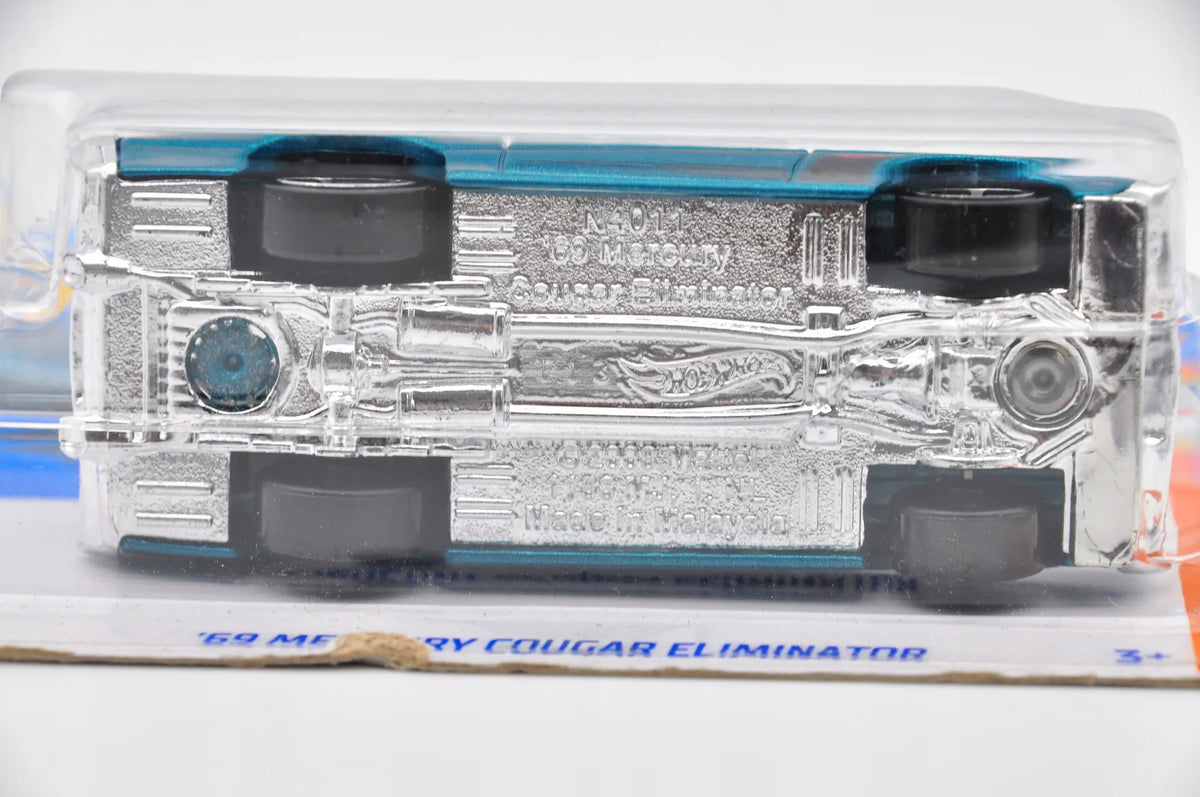 '69 MERCURY COUGAR ELIMINATOR Hot Wheels 2024 Niebieski 1:64 – zdjęcie 5