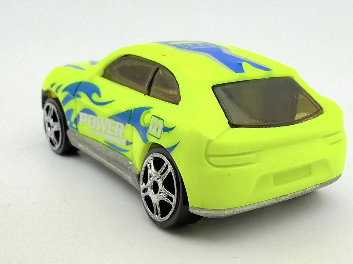 Power Concept Car, die cast resoraki, 1:60, żółty jaskrawy – zdjęcie 5