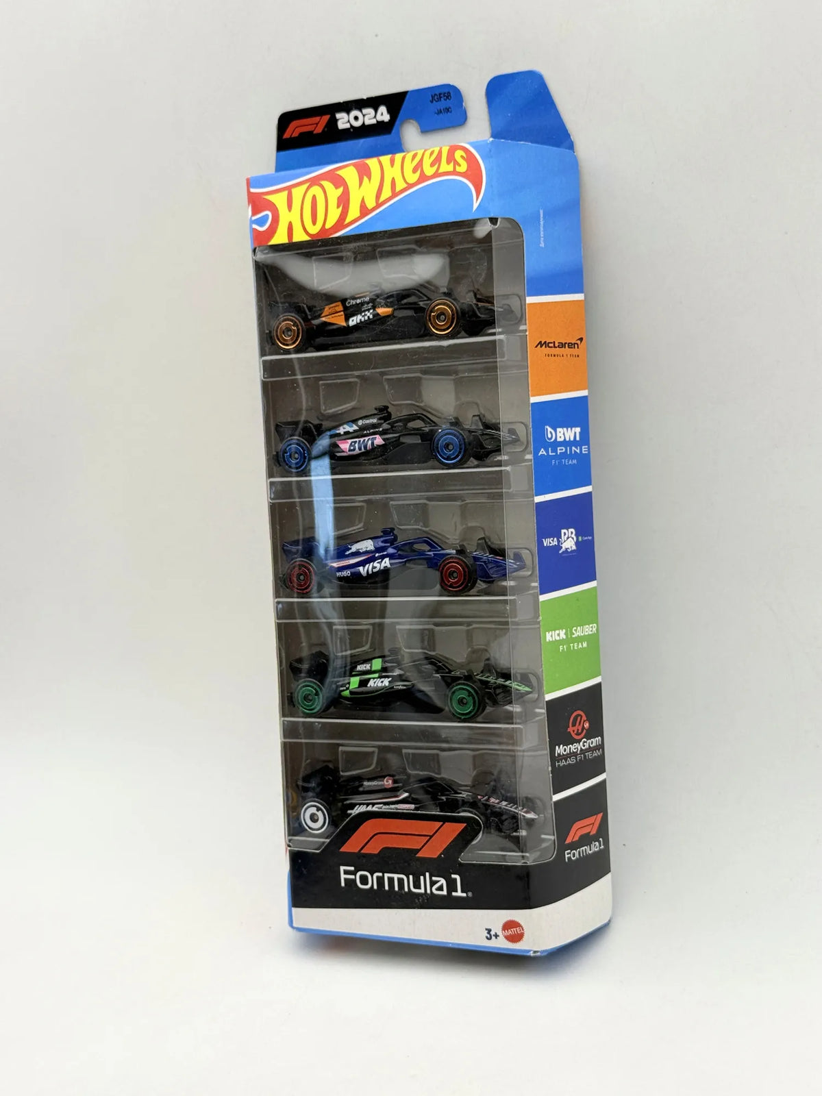 Formula 1 5 Pack 2024 Formula 1 Collection Hot Wheels 2024 1:64 – zdjęcie 5