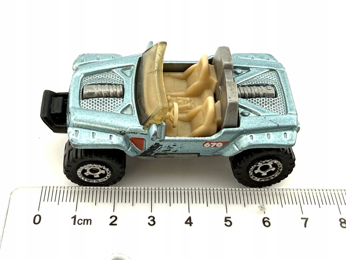 Jeep Matchbox 2004 Niebieski 1:64 – zdjęcie 5