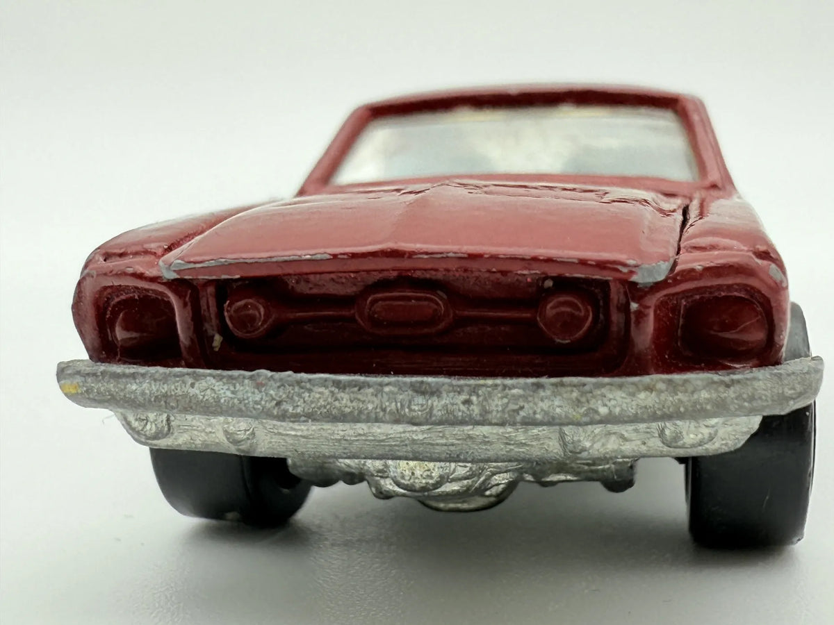 1968 CUSTOM MUSTANG, Hot Wheels 2002, Metal Metal, Die cast, Czerwony, 1:64 – zdjęcie 5