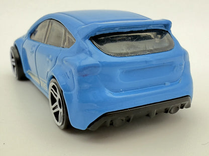 FORD FOCUS RS, Hot Wheels 2016, Resoraki, Die cast DHP07, Niebieski, 1:64 – zdjęcie 5