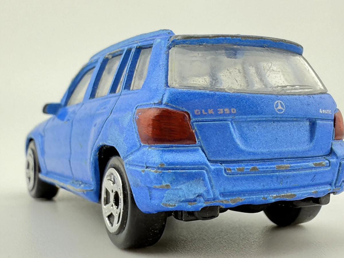 MERCEDES BENZ GLK, Realtoy, Die cast 510, Niebieski, 1:64, Resoraki – zdjęcie 5