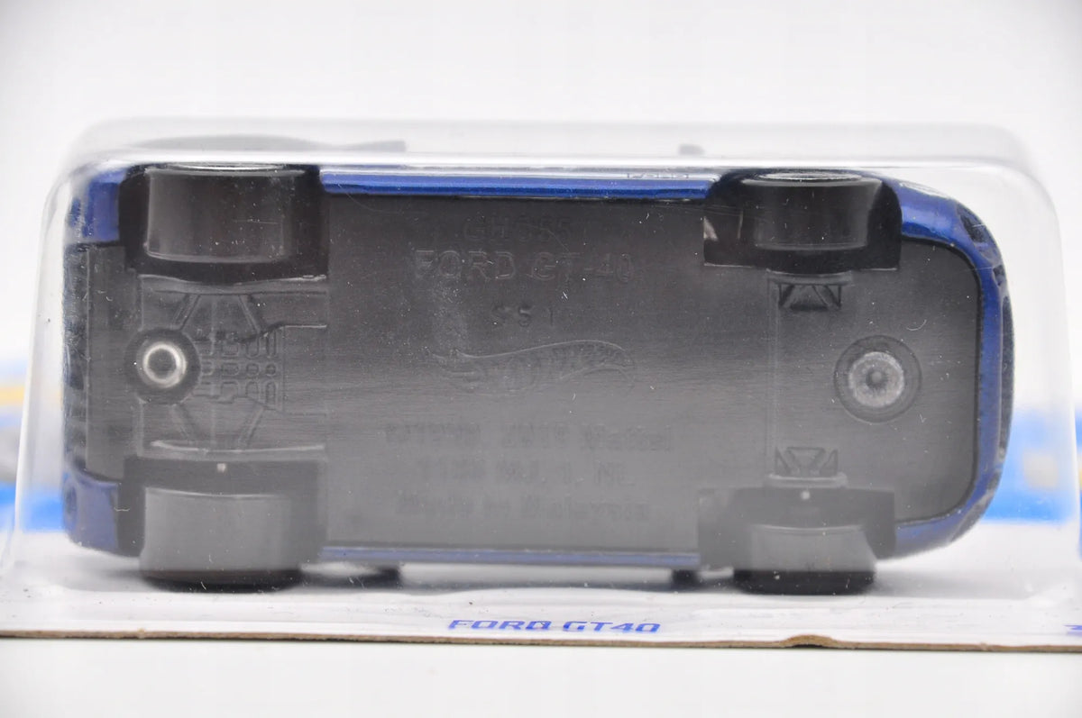 FORD GT40 Hot Wheels 2024 Niebieski 1:64 – zdjęcie 5