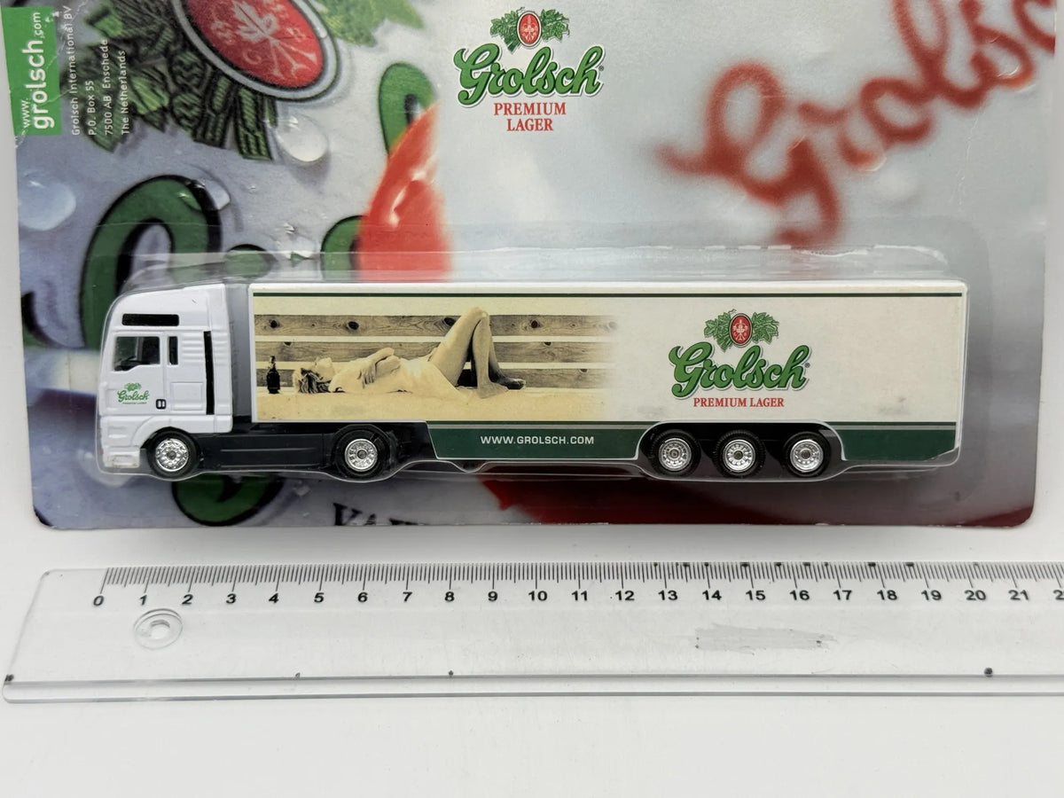 MAN Grell 1:87 Ciężarówka Promocyjna Grolsch Blister Biały – zdjęcie 5