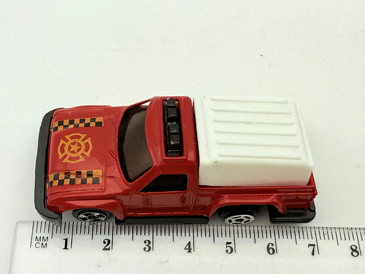 Pickup Concept Car Czerwony 1:64 Straż pożarna Fire Dept – zdjęcie 5