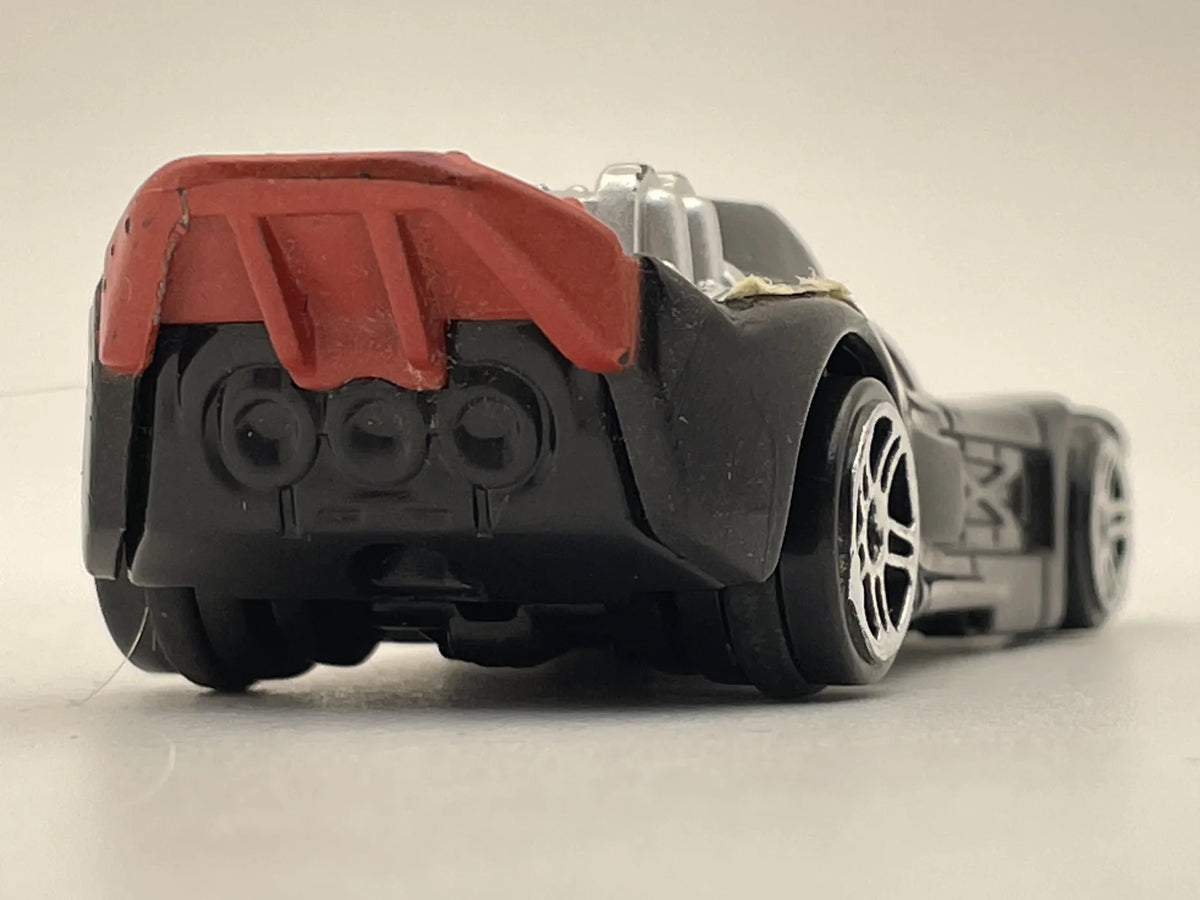 Spinebuster Seria AcceleRacers, Hot Wheels 2008 McDonald's, NSE Czarny 1:64 – zdjęcie 5