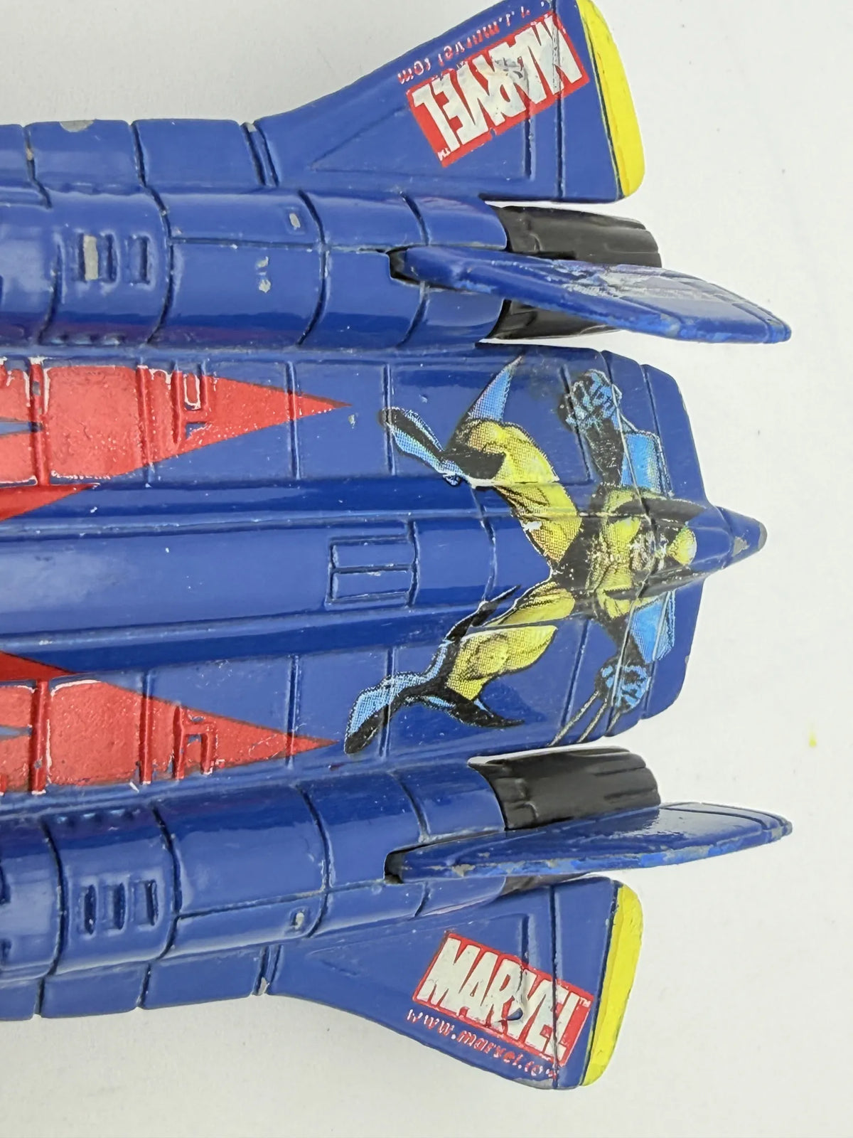 X-Jet SR-71 BLACK BIRD, Marvel X-MEN 2002, Maisto, Die cast 1:144, Resoraki – zdjęcie 5