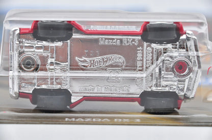 MAZDA RX-3, Hot Wheels Silver 2023, Die cast HRT07, Czerwony 1:64, Resoraki – zdjęcie 5