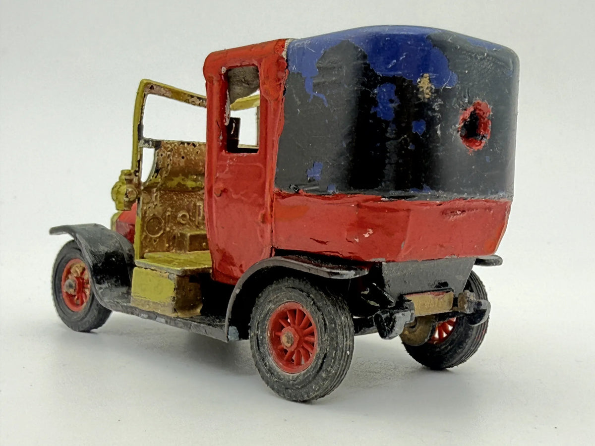 1907 UNIC TAXI, Unikalny Zabytek CUSTOM, Matchbox 1970 Made in England 1:43 – zdjęcie 5