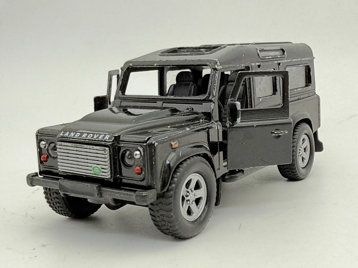 LAND ROVER DEFENDER, Unbranded Die cast, Czarny, 1:31, Resoraki – zdjęcie 5